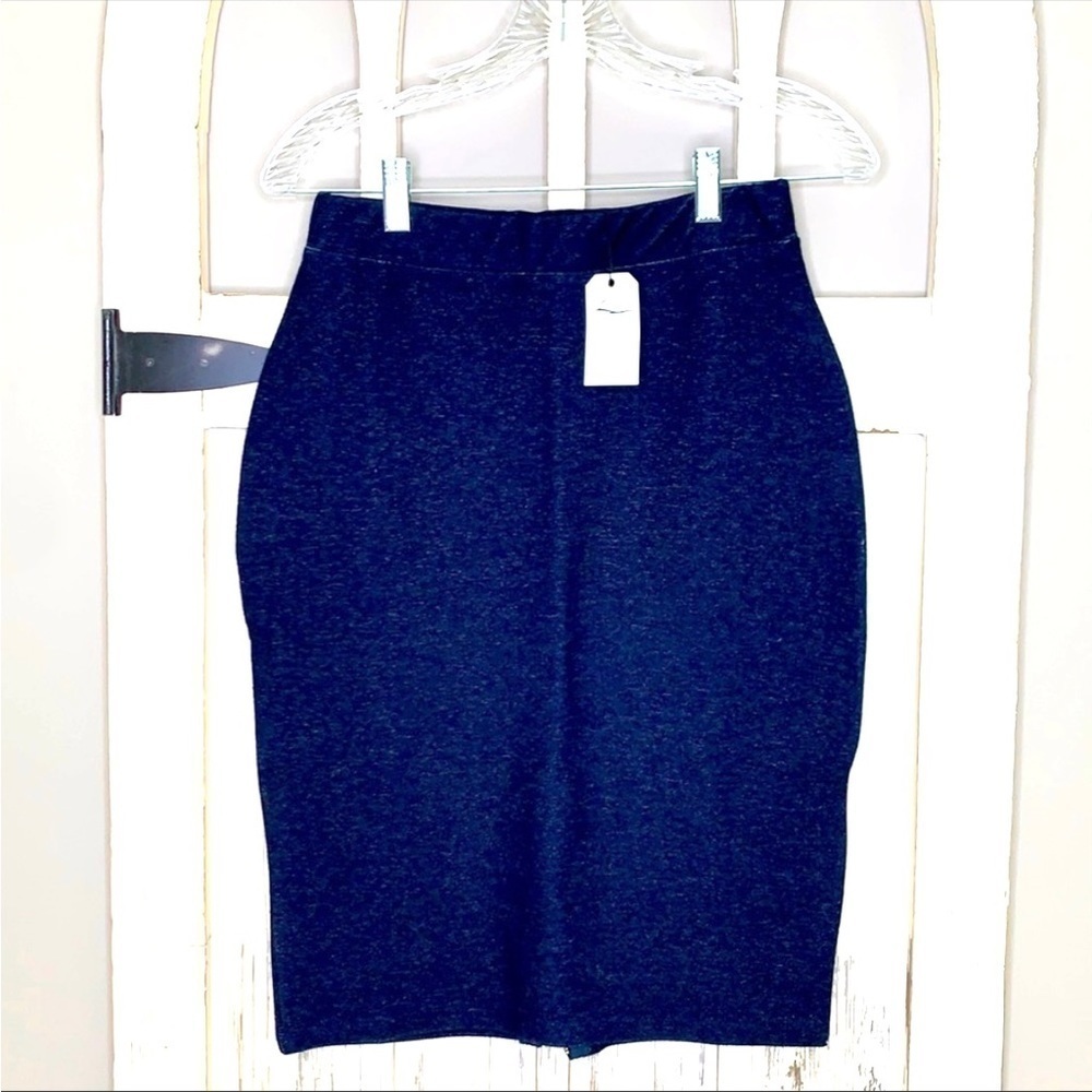 Raven + Lily denim pencil skirt